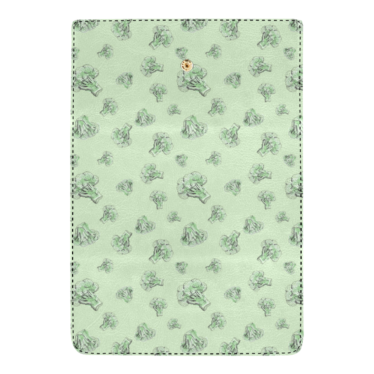 Broccoli Pattern Print Design 05 Women's Trifold Wallet