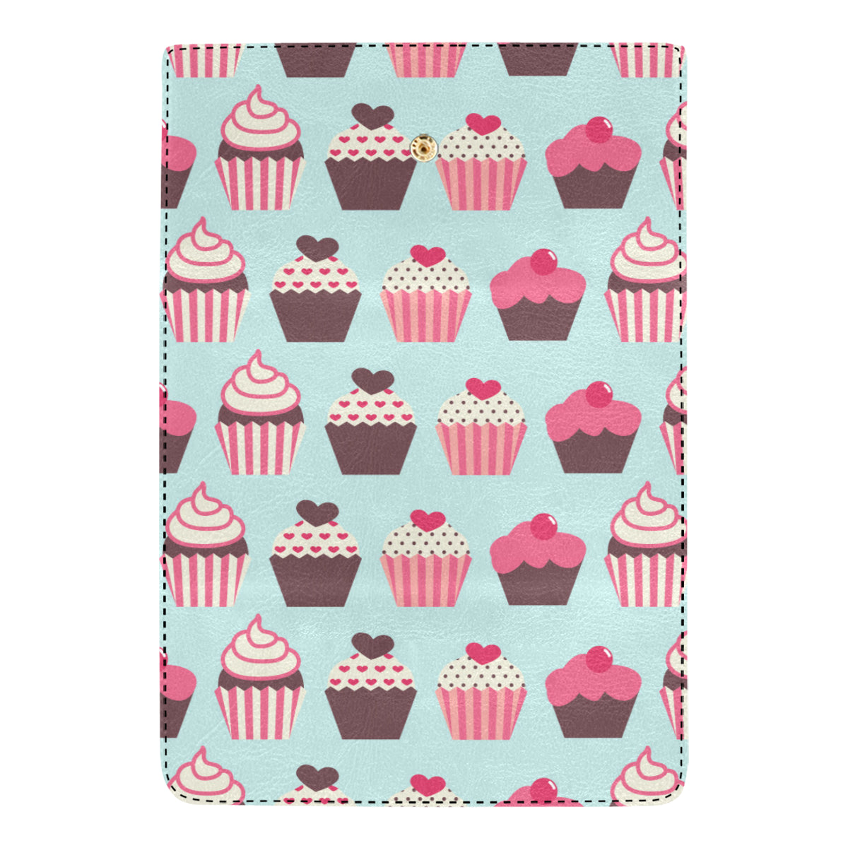 CupCake Print Pattern Women's Trifold Wallet