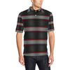 Checkered Flag Red Line Style Men Polo Shirt