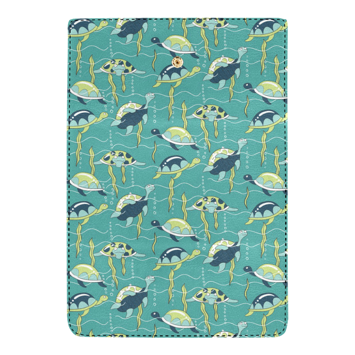 Sea Turtle Pattern Print Design T08 Women's Trifold Wallet
