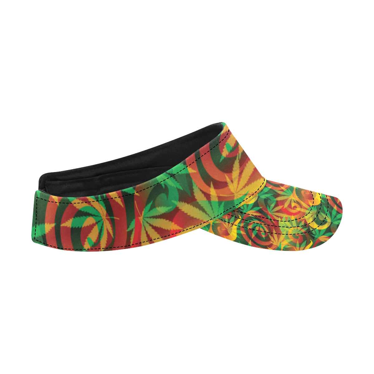 Rastafarian Pattern Print Design A01 Unisex Sun Visor