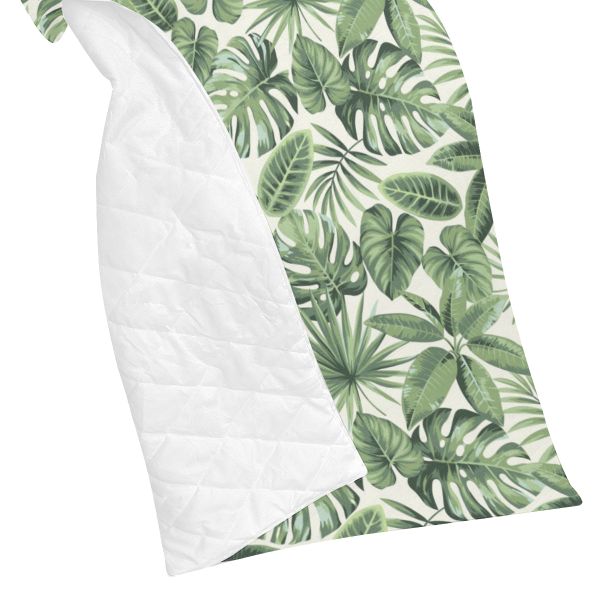 Palm Leaves Pattern Print Design PL014 Premium Quilt
