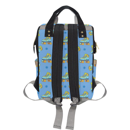 Roller skate Pattern Print Design A04 Diaper Bag Backpack