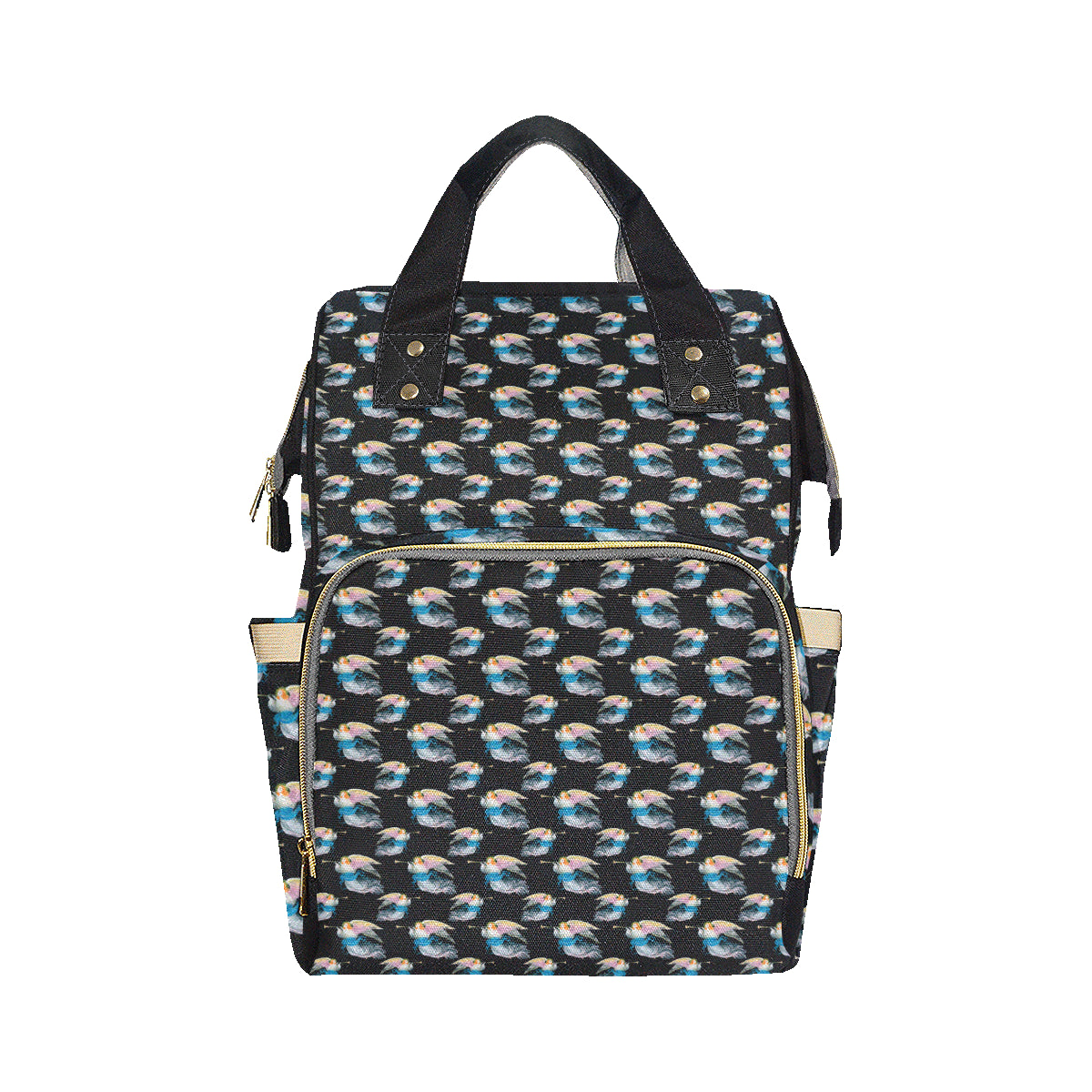 Angel with Wings Beautiful Design Print Diaper Bag Backpack