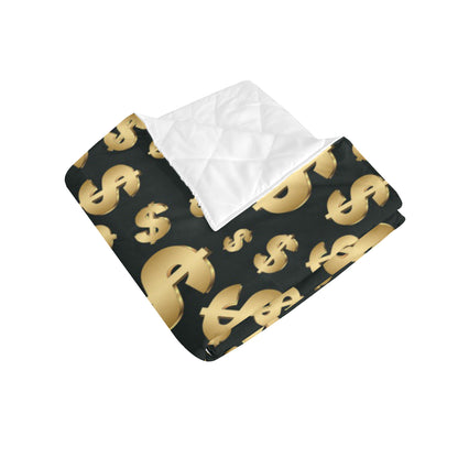 Dollar Pattern Print Design DO04 Premium Quilt