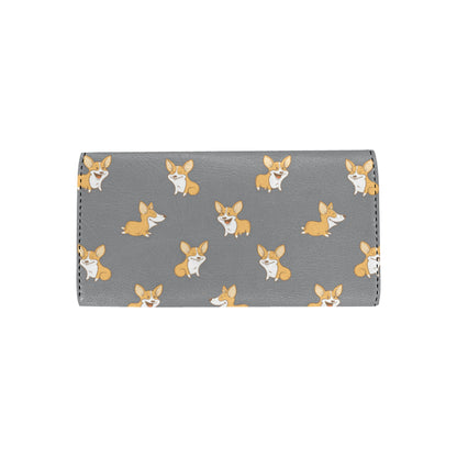 Pembroke Welsh Corgis Pattern Print Design A02 Women's Trifold Wallet