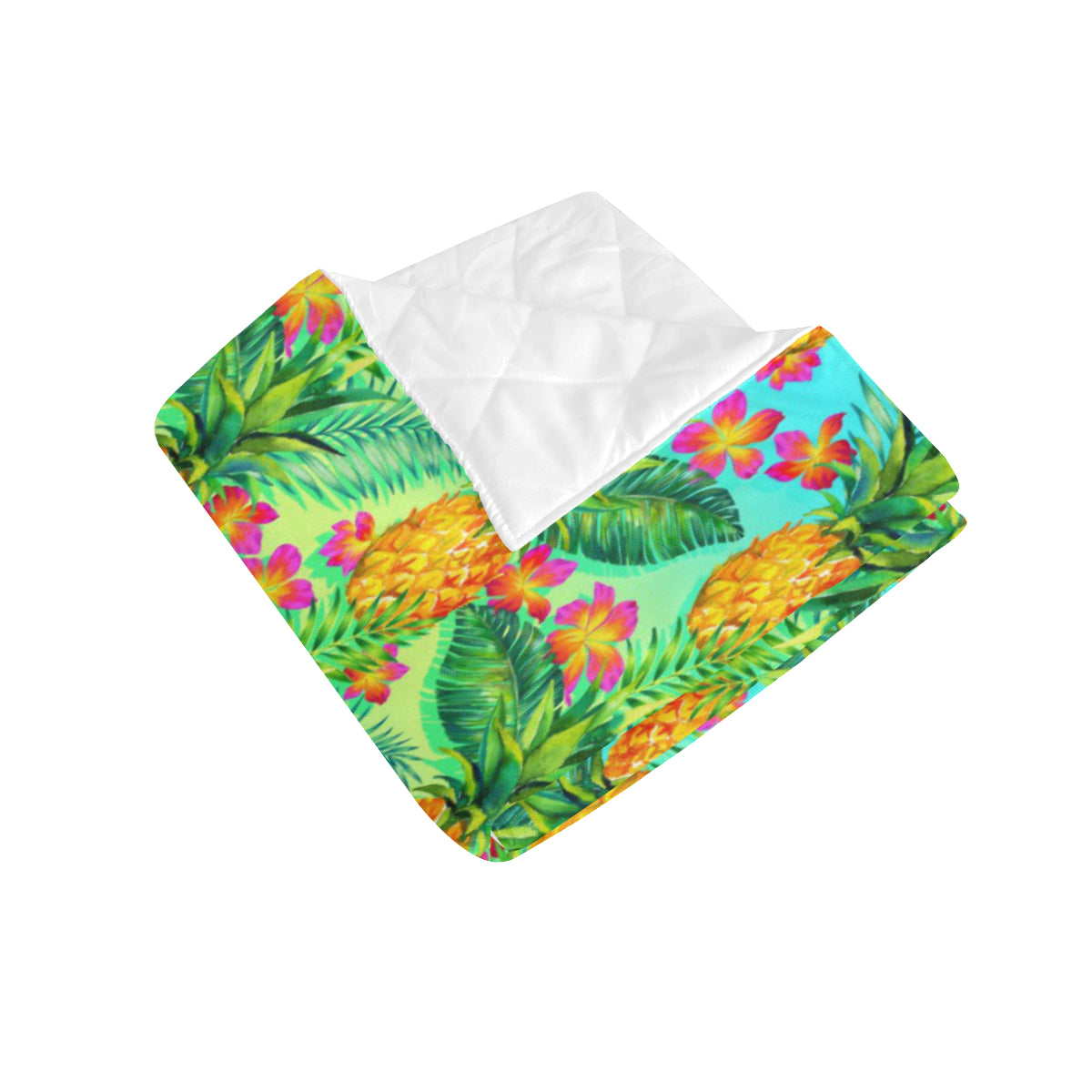 Pineapple Pattern Print Design PP010 Premium Quilt