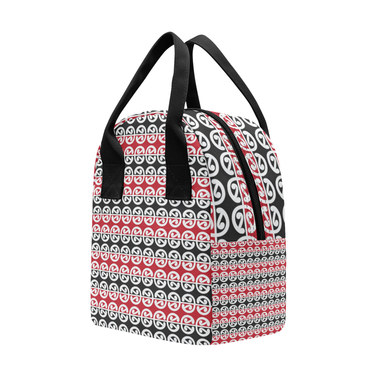 Maori Classic Themed Design Print Insulated Lunch Bag