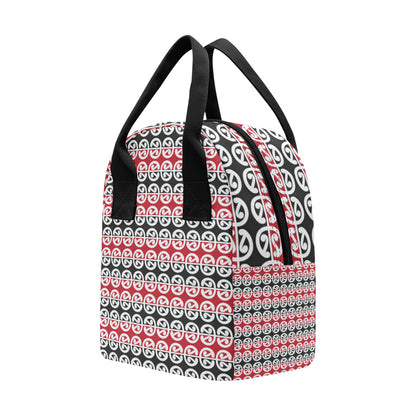 Maori Classic Themed Design Print Insulated Lunch Bag