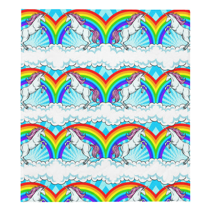 Unicorn Rainbow Premium Quilt