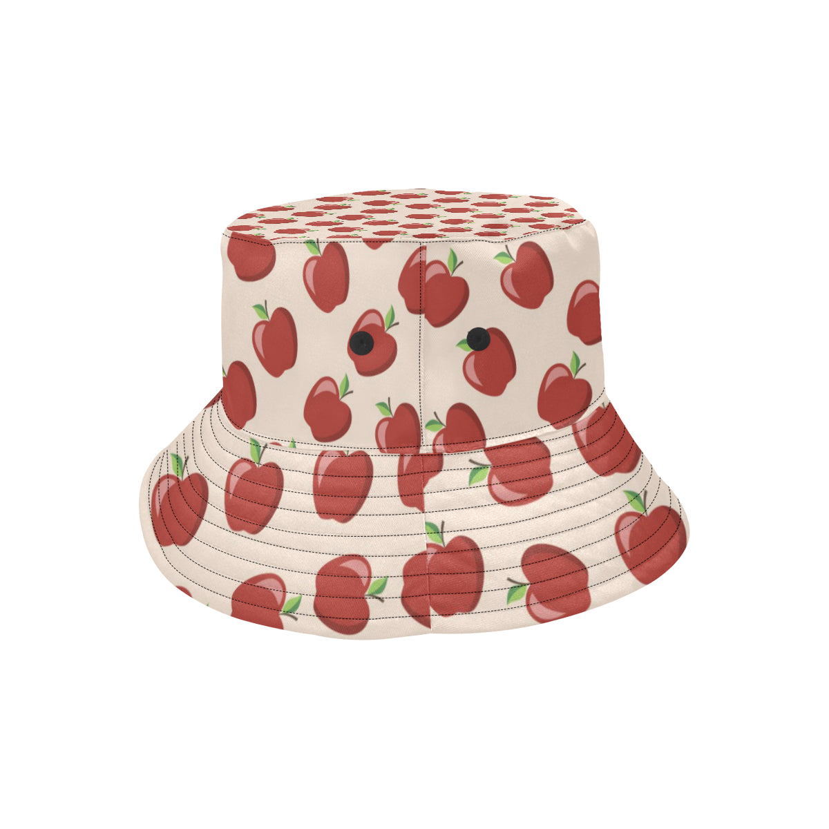 Apple Pattern Print Design AP01 Unisex Bucket Hat