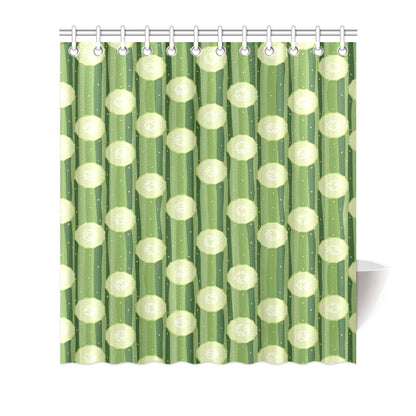 Cucumber Pattern Print Design CC03 Shower Curtain