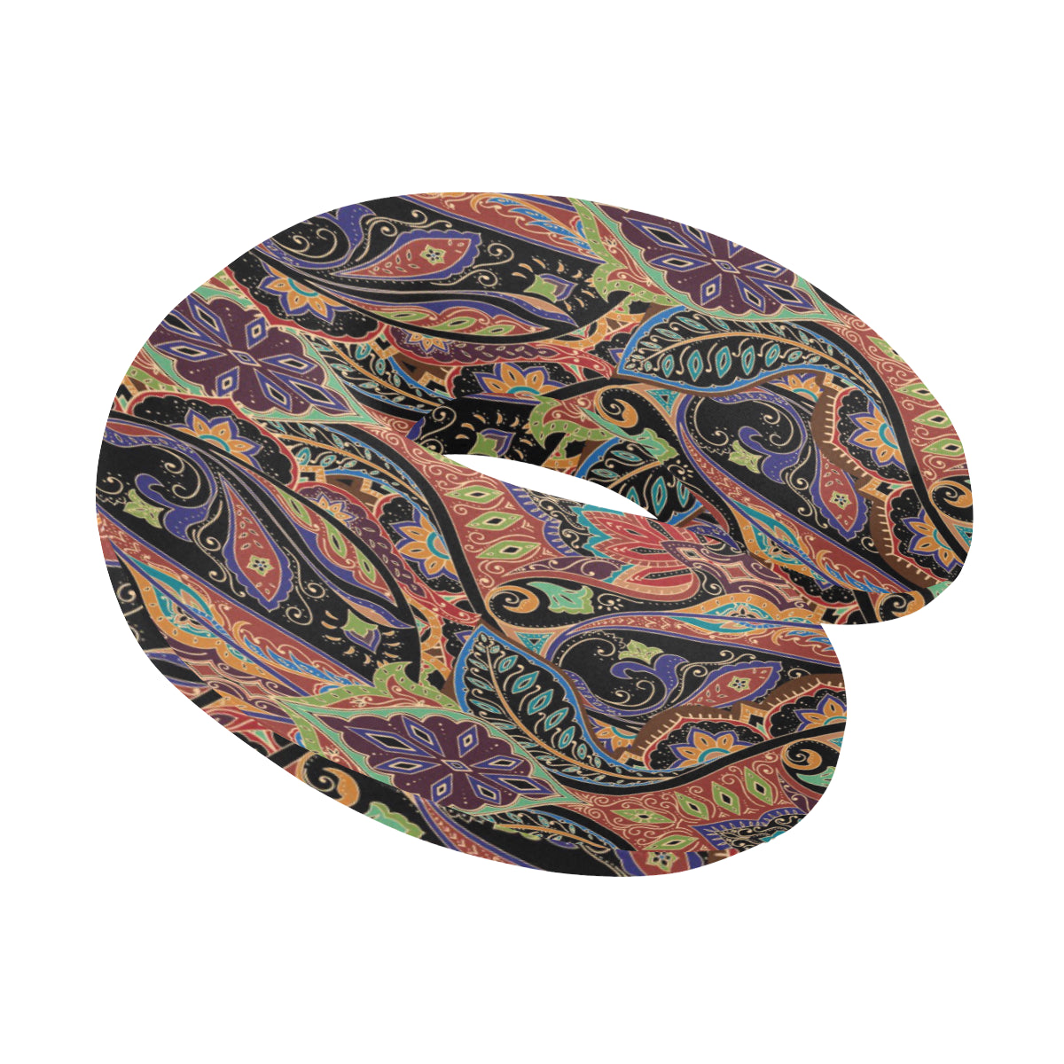 Bohemian Pattern Print Design 06 U-Shaped Travel Neck Pillow