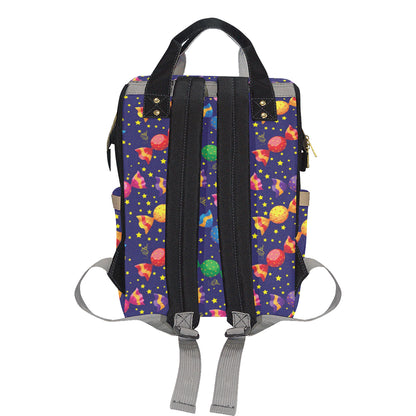 Candy Pattern Print Design CA06 Diaper Bag Backpack