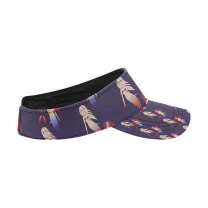 Mermaid Pattern Print Design 02 Unisex Sun Visor