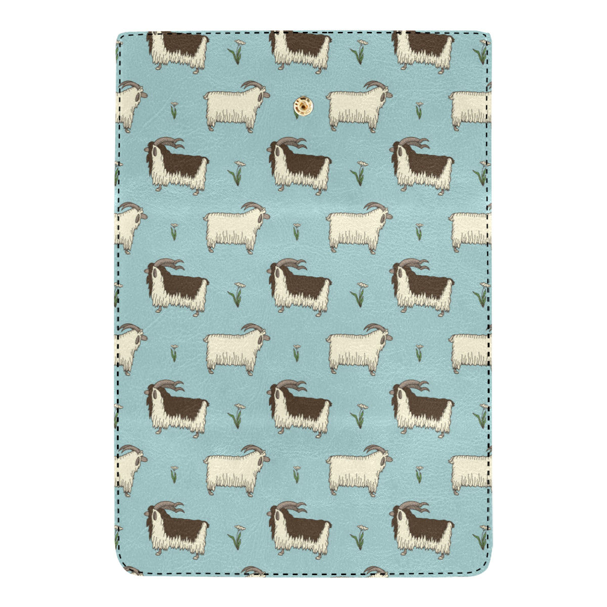 Goat Pattern Print Design 02 Women's Trifold Wallet