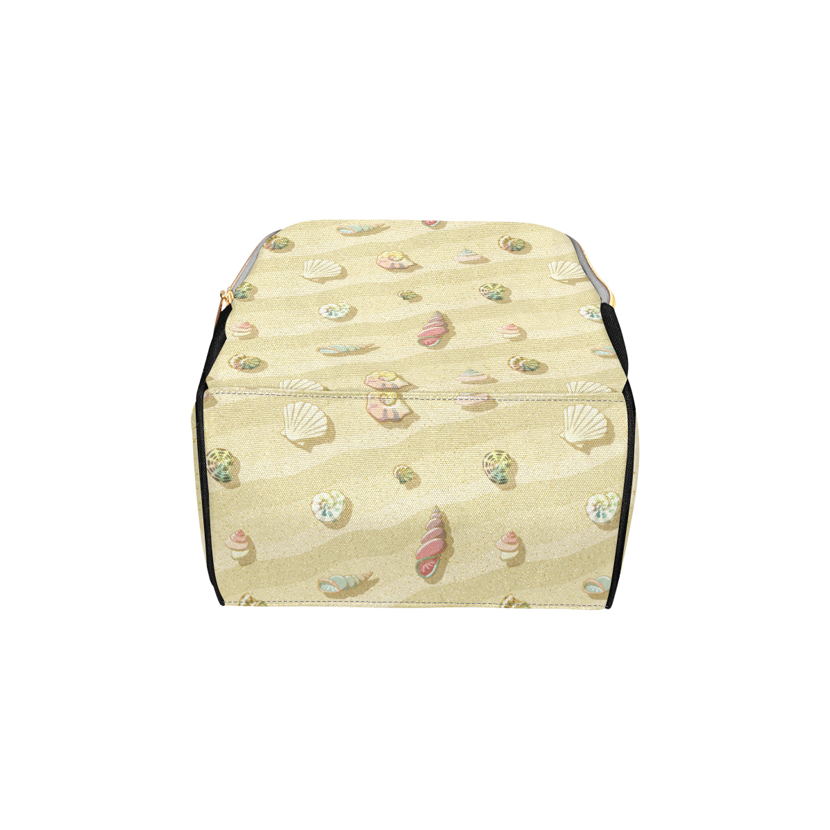 Beach with Seashell Theme Diaper Bag Backpack
