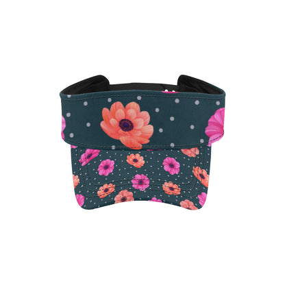Anemone Pattern Print Design AM08 Unisex Sun Visor