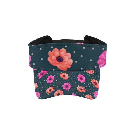 Anemone Pattern Print Design AM08 Unisex Sun Visor