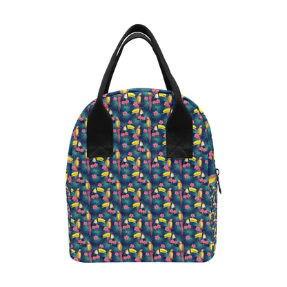 Toucan Parrot Design Insulated Lunch Bag