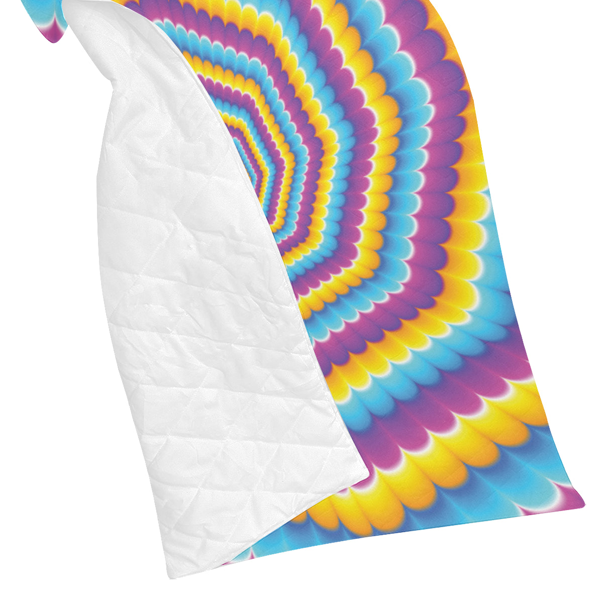 Optical illusion Pattern Print Design A04 Premium Quilt