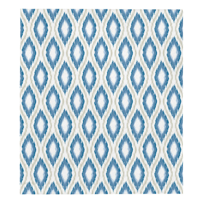 Ikat Pattern Print Design 02 Premium Quilt