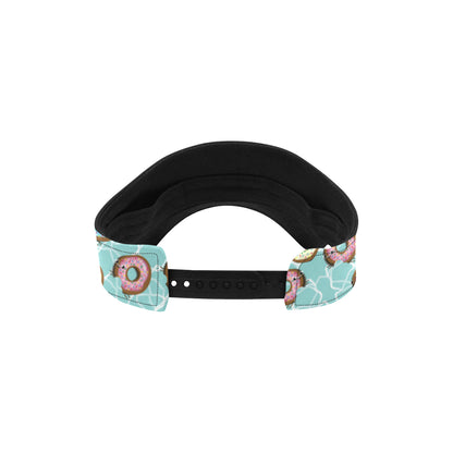 Emoji Donut Print Pattern Unisex Sun Visor