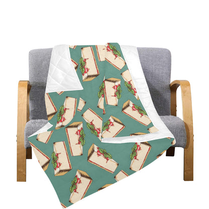 Cheesecake Pattern Print Design CK02 Premium Quilt