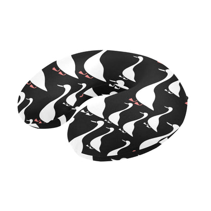 Goose Pattern Print Design 01 U-Shaped Travel Neck Pillow