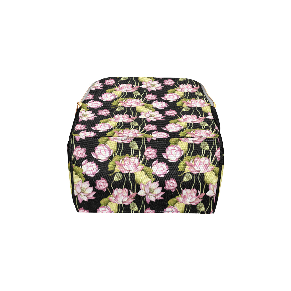 Water Lily Pattern Print Design WL06 Diaper Bag Backpack