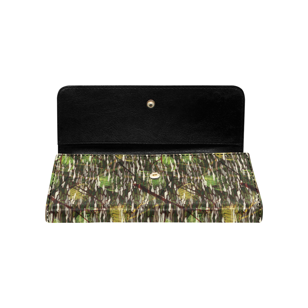 Camouflage Realtree Pattern Print Design 02 Women's Trifold Wallet