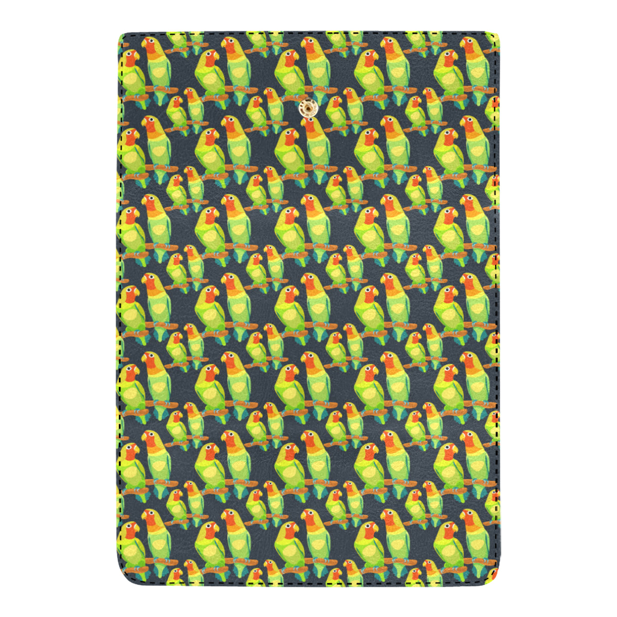 Lovebird Pattern Print Design 01 Women's Trifold Wallet