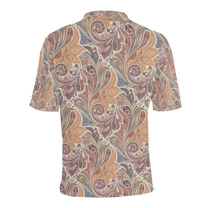 Boho Pattern Print Design 03 Men Polo Shirt