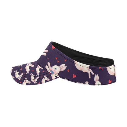Rabbit Pattern Print Design RB016 Unisex Sun Visor