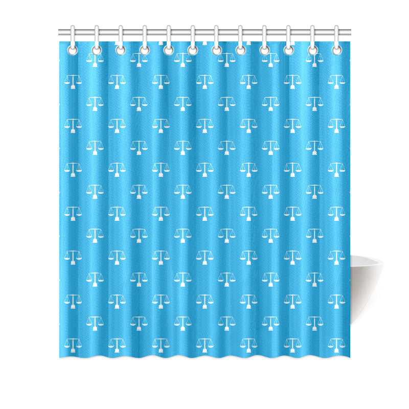 Libra Pattern Print Design 02 Shower Curtain