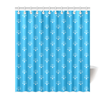 Libra Pattern Print Design 02 Shower Curtain