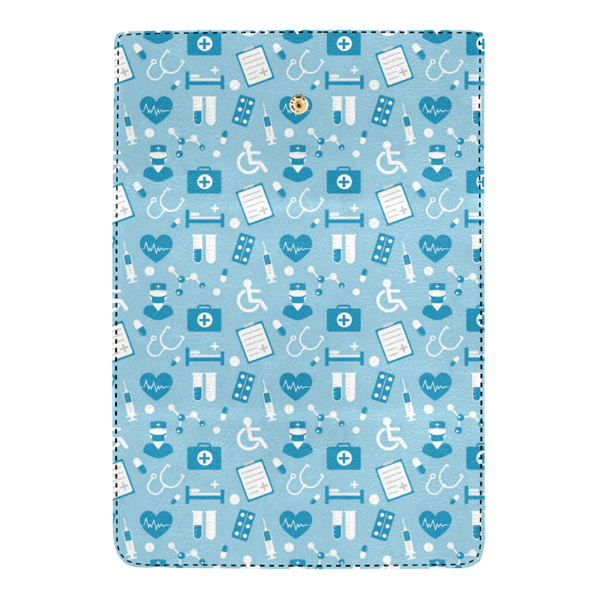 Medical Pattern Print Design 05 Women's Trifold Wallet