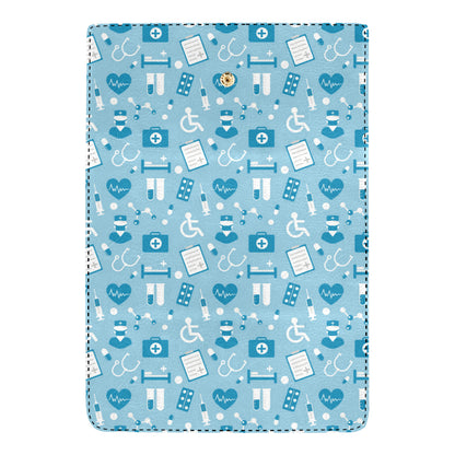 Medical Pattern Print Design 05 Women's Trifold Wallet