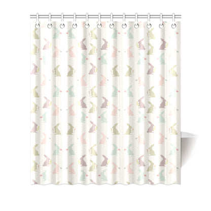 Bunny Pattern Print Design 05 Shower Curtain