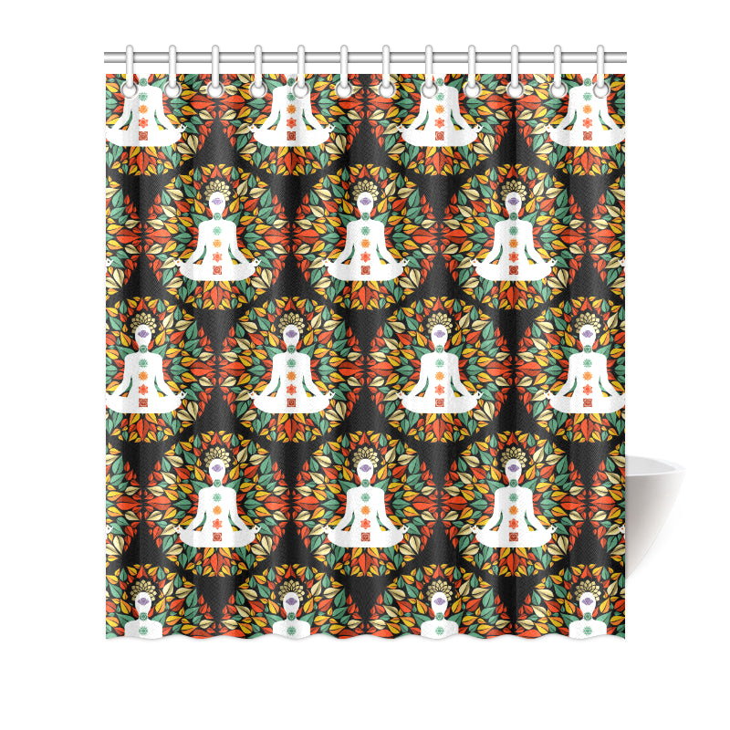 Chakra Yoga Shower Curtain