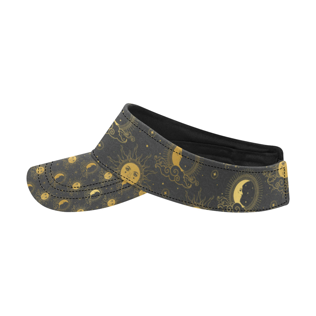 Celestial Moon Sun Pattern Print Design 05 Unisex Sun Visor