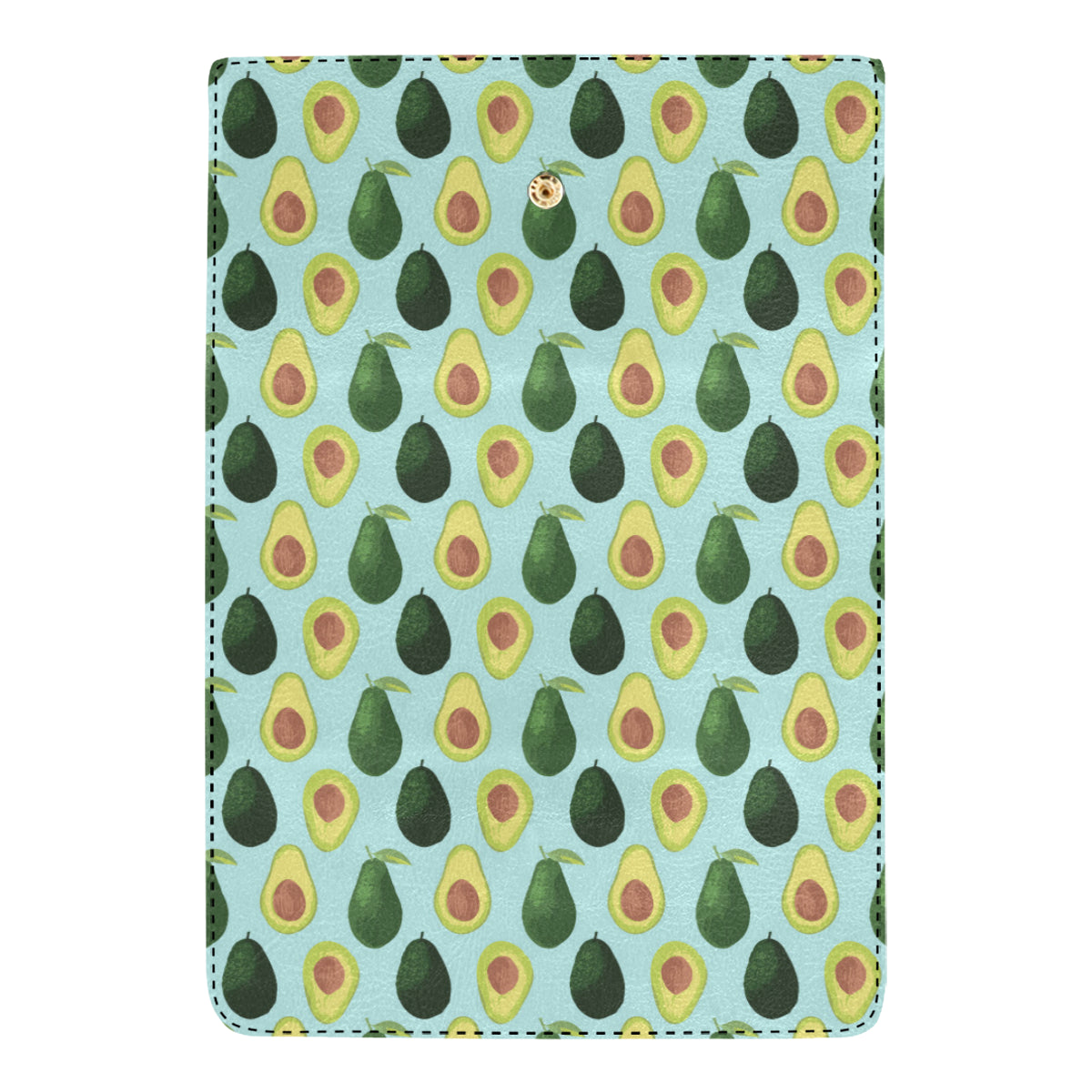 Avocado Pattern Print Design 04 Women's Trifold Wallet