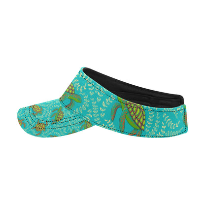 Sea Turtle Pattern Print Design T010 Unisex Sun Visor
