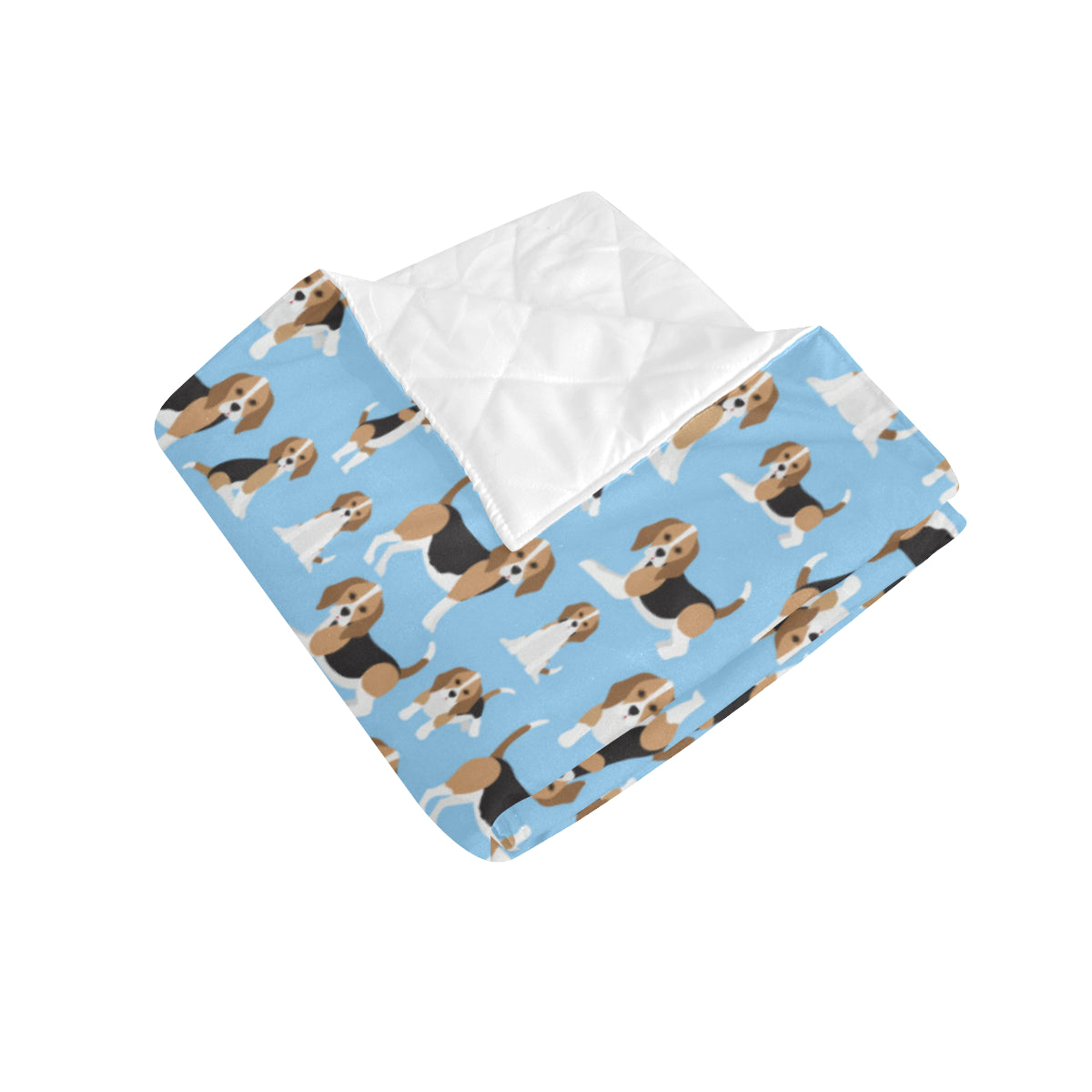 Beagle Pattern Print Design 03 Premium Quilt