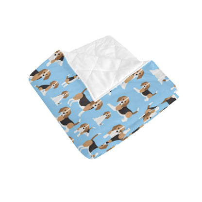 Beagle Pattern Print Design 03 Premium Quilt