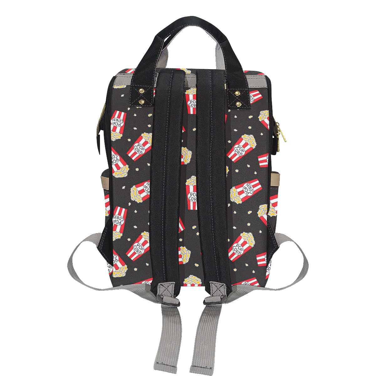 Popcorn Pattern Print Design A01 Diaper Bag Backpack