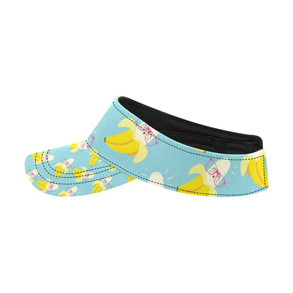 Banana Pattern Print Design BA07 Unisex Sun Visor