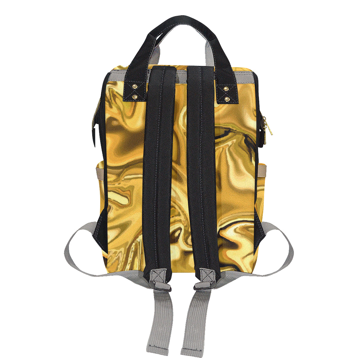 Liquid Pattern Print Design 03 Diaper Bag Backpack