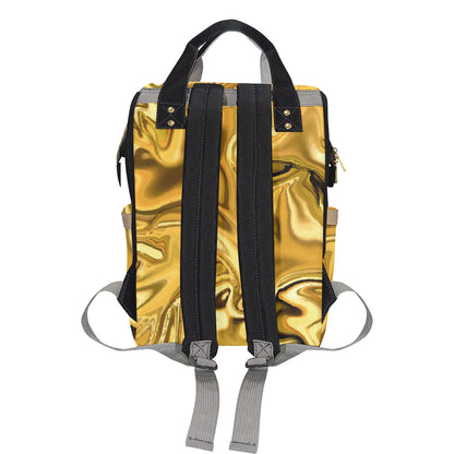 Liquid Pattern Print Design 03 Diaper Bag Backpack