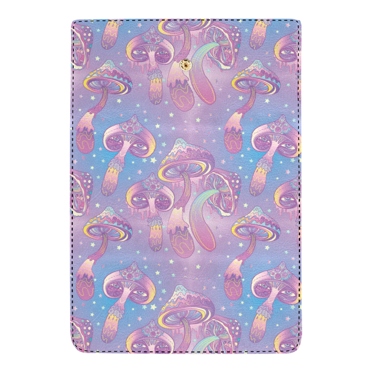 Psychedelic Mushroom Pattern Print Design A01 Women's Trifold Wallet